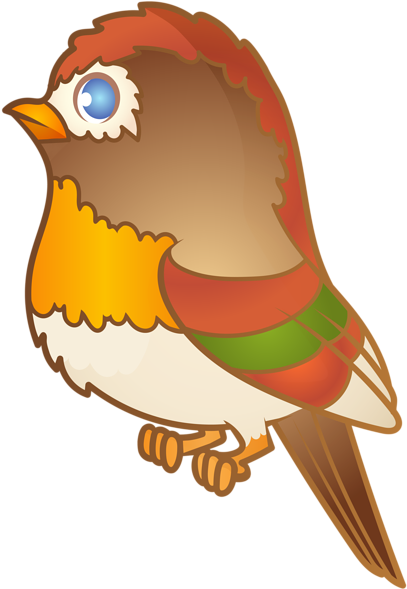 0, - Transparent Clipart Of Brown Birds (5694x8000)