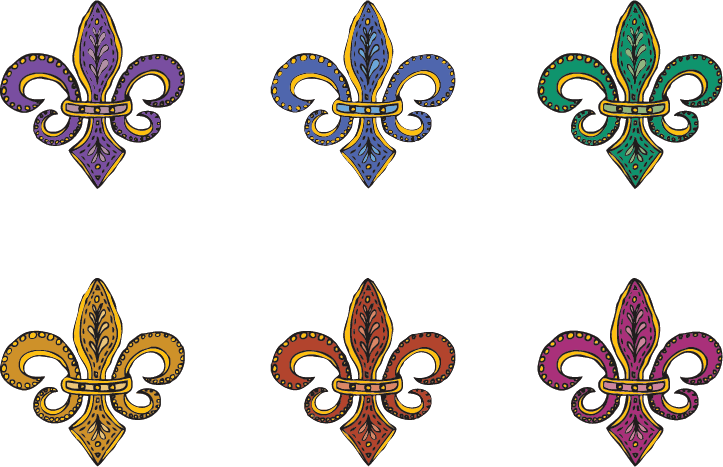 Fleur De Lis Euclidean Vector Flower - Fleur De Lis Euclidean Vector Flower (723x467)