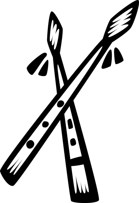 Vector Illustration Of Native American Indigenous Indian - Vector Illustration Of Native American Indigenous Indian (481x700)