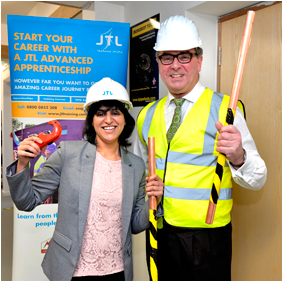 Birmingham Mp Opens H&v Extension At Jtl Training Centre - Construction Worker (630x300)