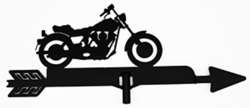 Motorcycle Weathervane - Chopper (800x600)
