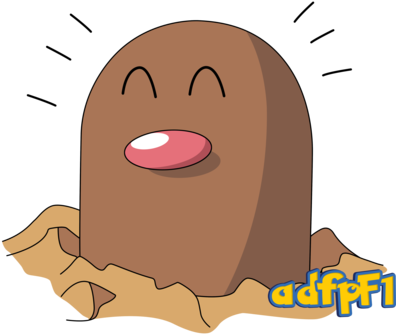 050 Diglett By Adfpf1 - 050 Diglett By Adfpf1 (400x348)