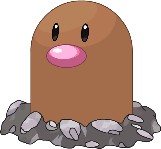 Diglett By Cammarin - Diglett Pokemon (665x620)