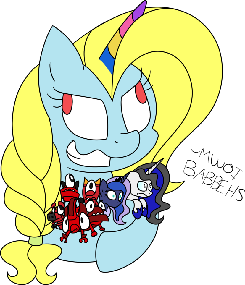 Mwoi Babbehs By Frozen Star - Cartoon (828x964)