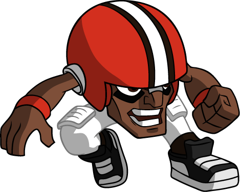 Customize Avatars With Official Nfl Team Gear - Nfl Rush Zone Browns (469x376)