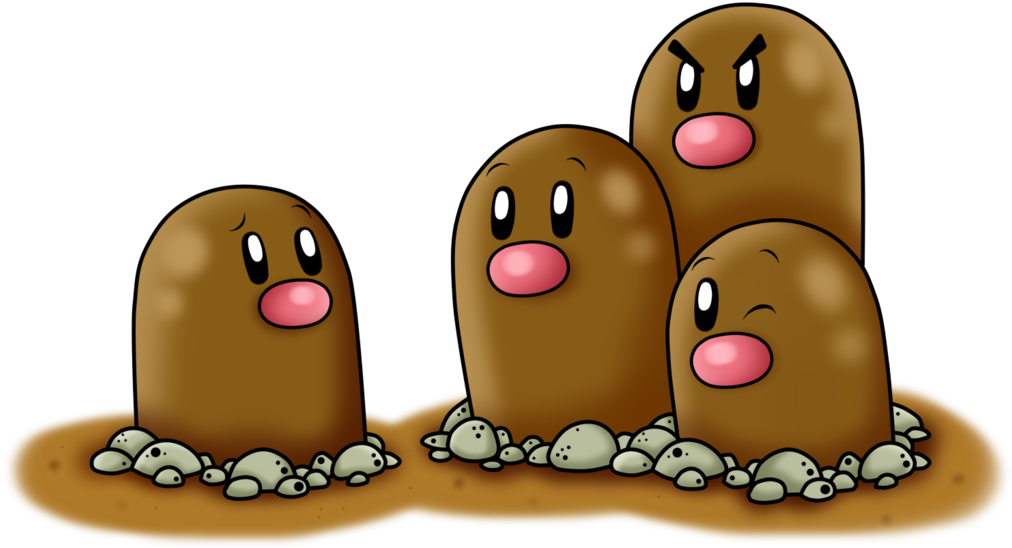 Diglett And Dugtrio By Superlakitu On Deviantart - Hình Ảnh Pokemon He Dat (1024x614)