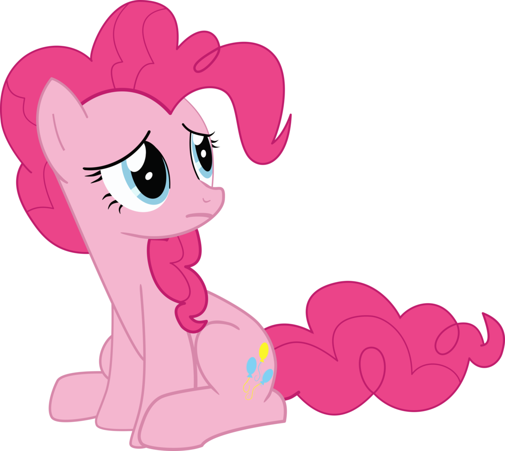 Pinkie Pie Disappointed By Aethon056 - Mlp Pinkie Pie Vector (1024x915)
