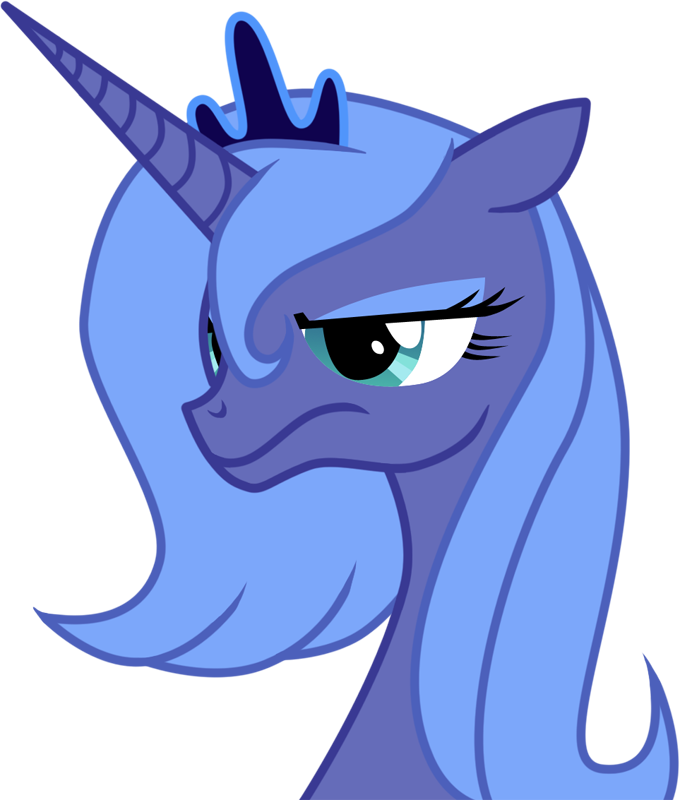 Durger, Disappoint, Female, Mare, Pony, Princess Luna, - Derpy Hooves (680x800)