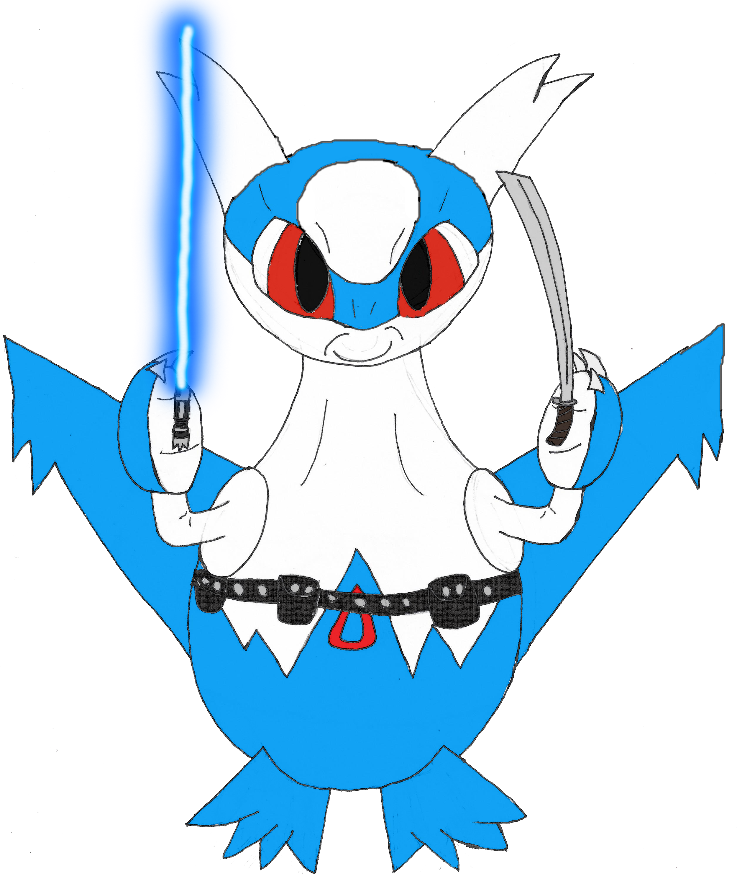 Graphic Design Character Cartoon Clip Art - Lightsaber (2550x3044)