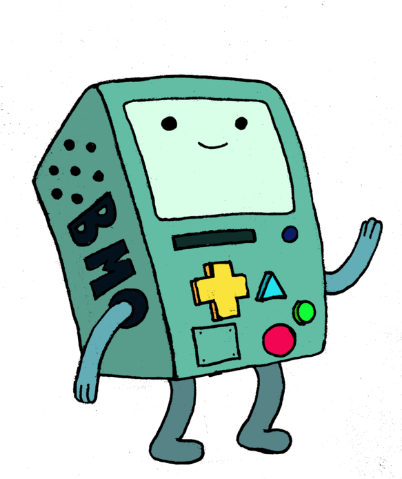 Bmo - Hora De Aventura Personajes (600x694)