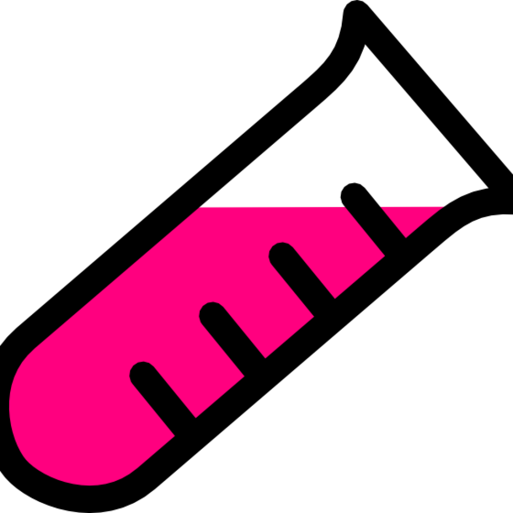 Test Tube Clipart Pink Test Tube Clip Art At Clker - Science Test Tube Clipart (1024x1024)