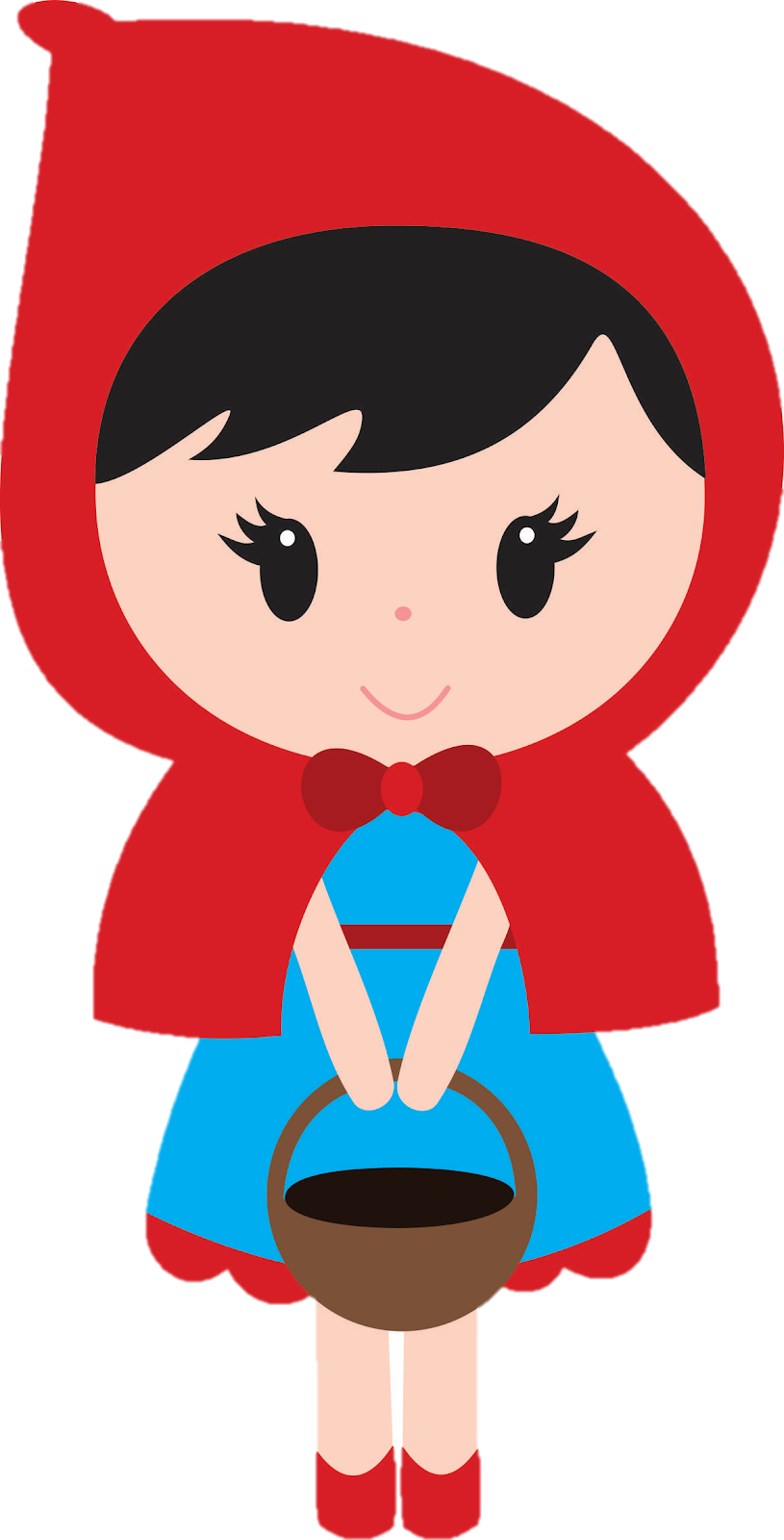 Little Red Riding Hood Free Clipart - Imagens Da Chapeuzinho Vermelho (815x1600)