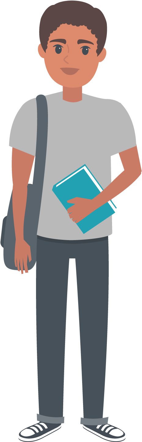 Student T-shirt Estudante Backpack - Student (1500x1500)