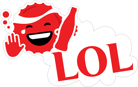 Sticker 6 From Collection «coca-cola Emoticons» - Sticker 6 From Collection «coca-cola Emoticons» (490x317)