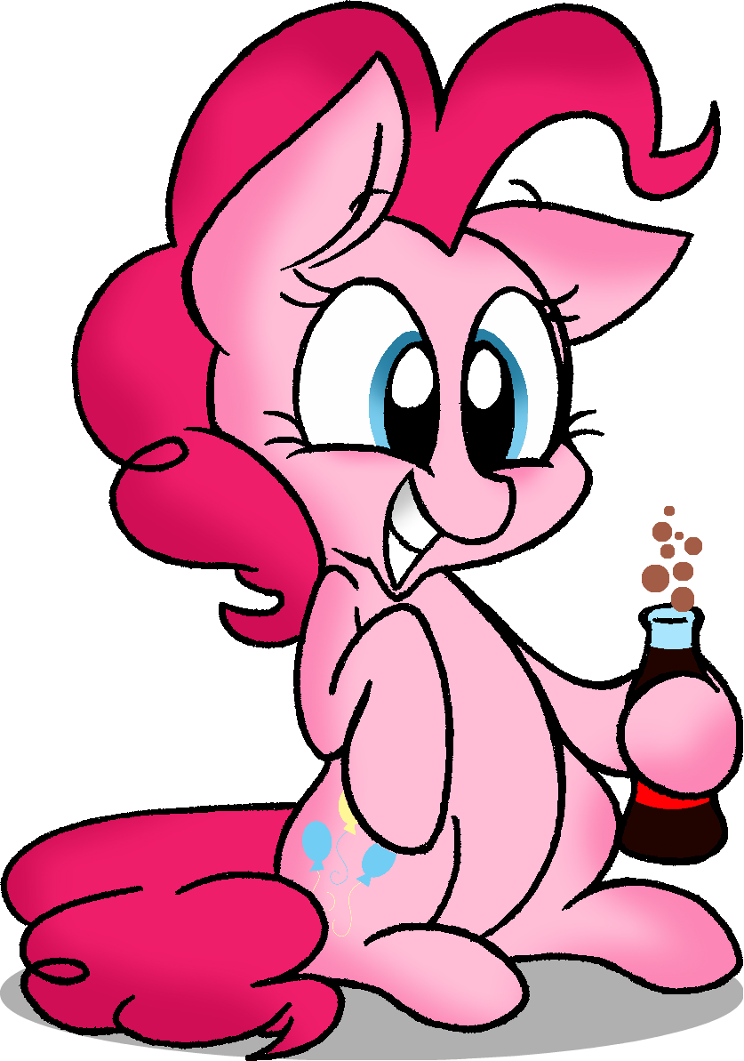 Strangiesleepy, Bottle, Bubble, Coca Cola, Pinkie Pie, - Cartoon (837x1193)