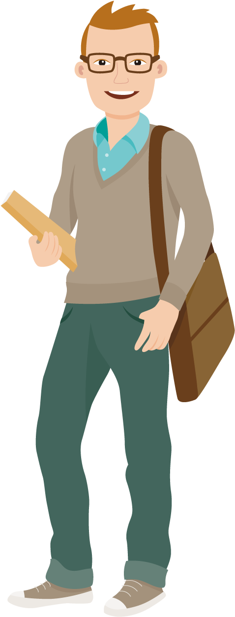 Student University College Cartoon Clip Art - Ultimate Time Management For Teens And Students: Become (1500x1500)