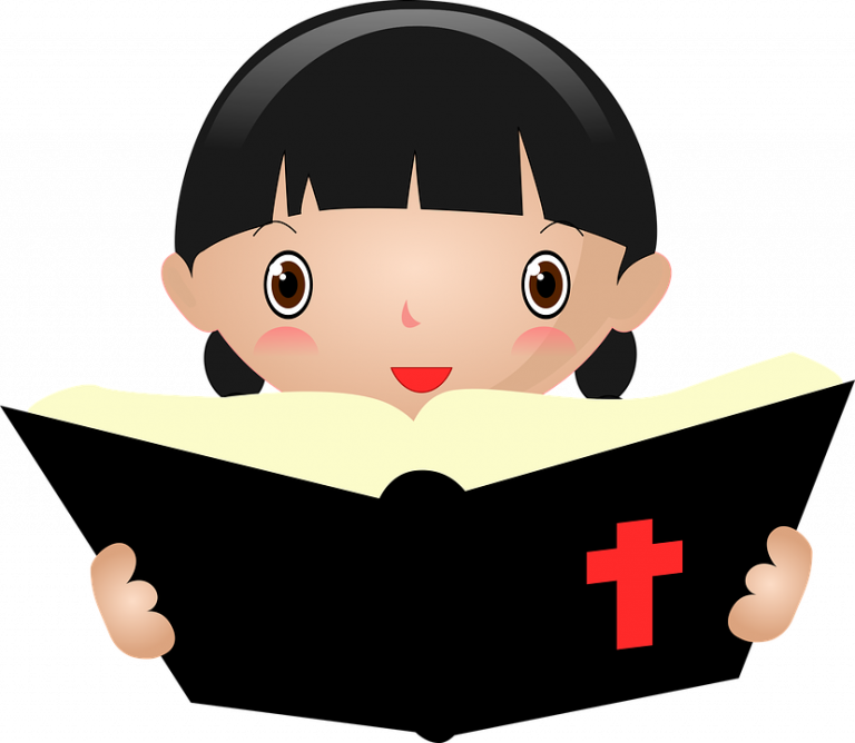 Bible Reading Clipart Bible Study Free Vector Graphic - Bible Clip Art (768x668)
