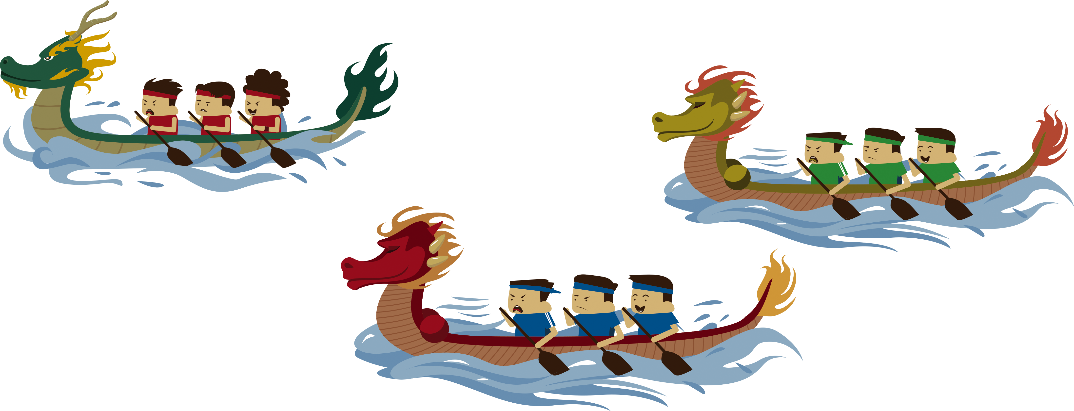 Dragon Boat Festival Bateau-dragon - Dragon Boat (4351x1669)