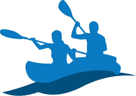You Do Not Have To Know How To Swim To Participate - Canoe Kayak Logo (476x335)