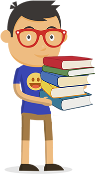 Ba Student Getting Ready For Application - College Student Cartoon Transparant (450x350)