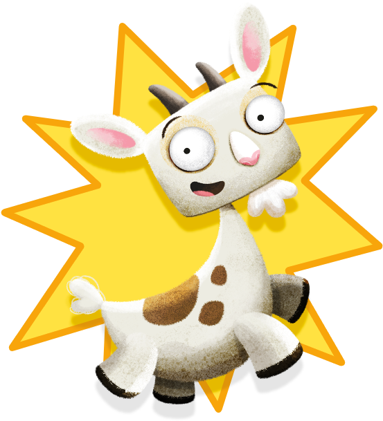 Billy Goats Gruff Messages Sticker-0 - Cartoon (618x618)