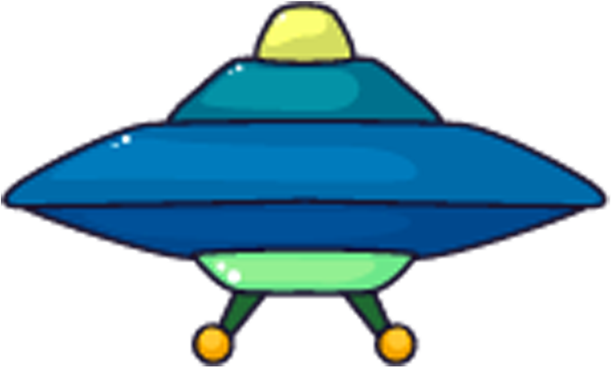 Spacecraft Download Clip Art - Cartoon Spaceship Png (2953x2953)