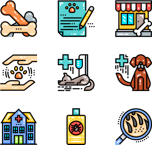Veterinary - Veterinary Icons (600x564)