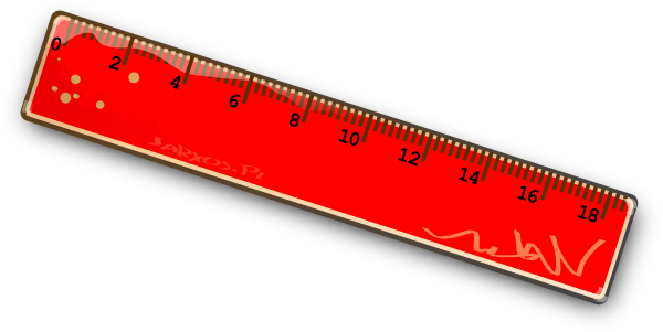 Ruler Clip Art - Clip Art Of Ruler (600x301)