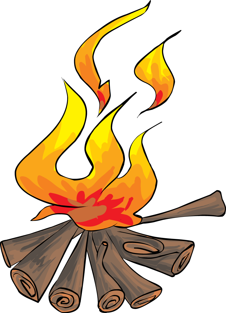 S'more Bonfire Free Clip Art - S'more Bonfire Free Clip Art (903x1247)