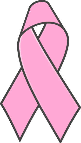 Breast Cancer Ribbon 2 Clip Art - Breast Cancer Ribbon Cartoon (336x591)