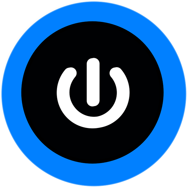 Shutdown Button Clipart Transparent - Computer Power Symbol (640x640)