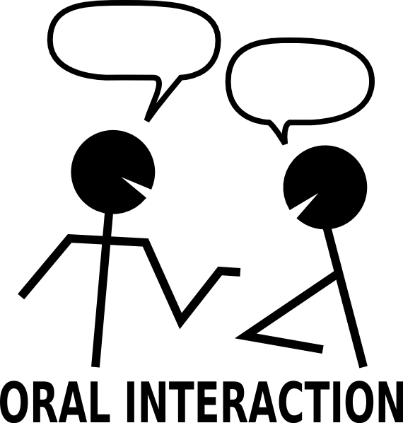 Mouth Speaking Oral Interaction Clipart Free Clip Art - Interaction Clipart (570x598)