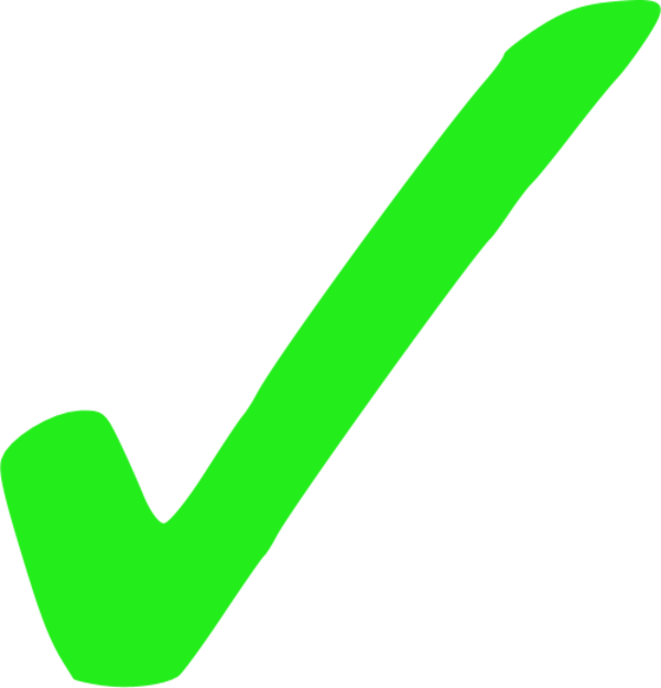 Green Tick Clip Art - Green Tick (600x625)