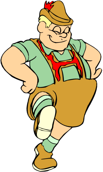 The Apple Slice The Restaurant Not Taken - Clipart German (350x585)