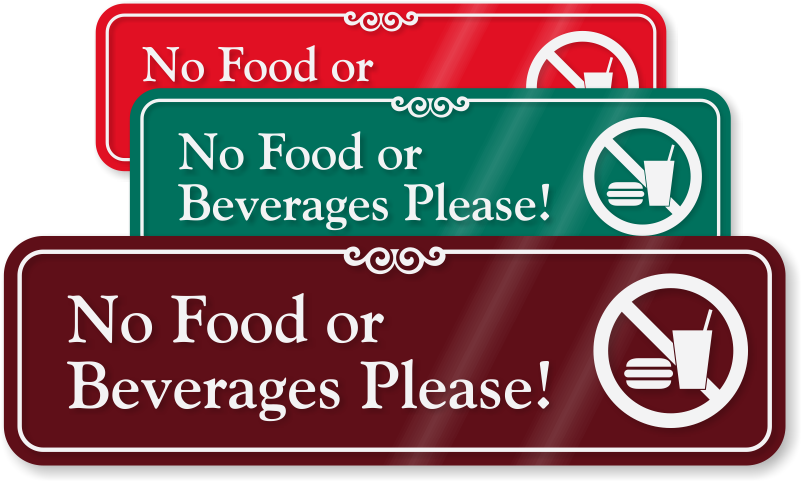 Please No Food Or Drink Clipart - No Smoking On Church Grounds (800x570)