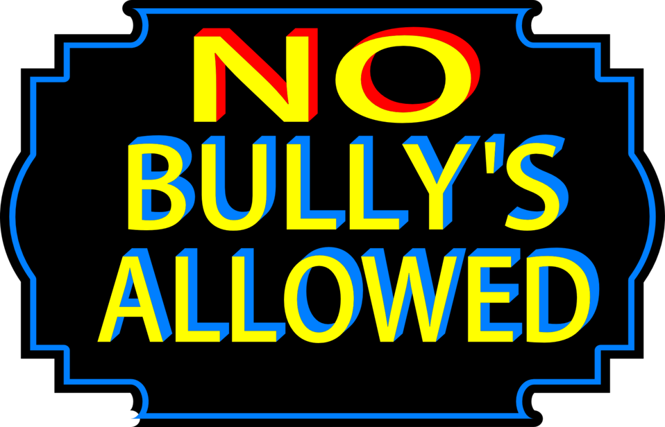 No Bullies Allowed - No Bullying Clipart Png (958x616)