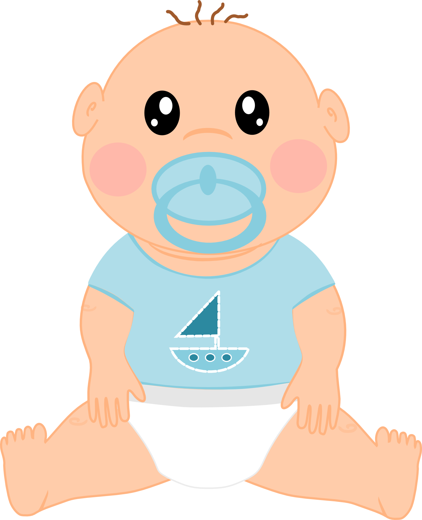 Click The Image And A New Tab Will Open, Right Click - Transparent Background Cartoon Baby Png (1376x1694)