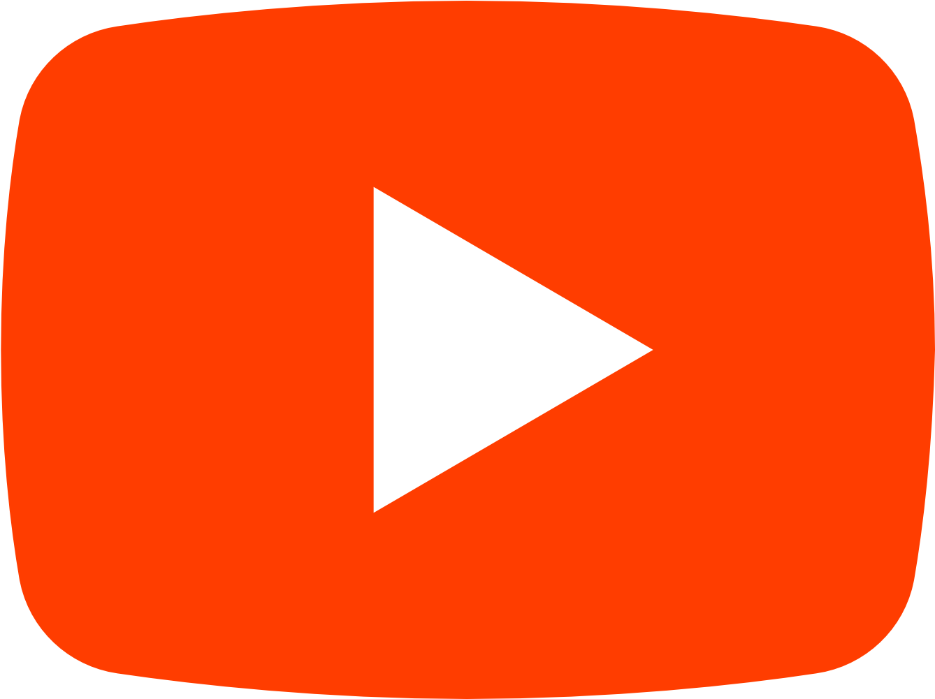 Youtube Clipart Square - Social Media Icons Youtube (1600x1600)