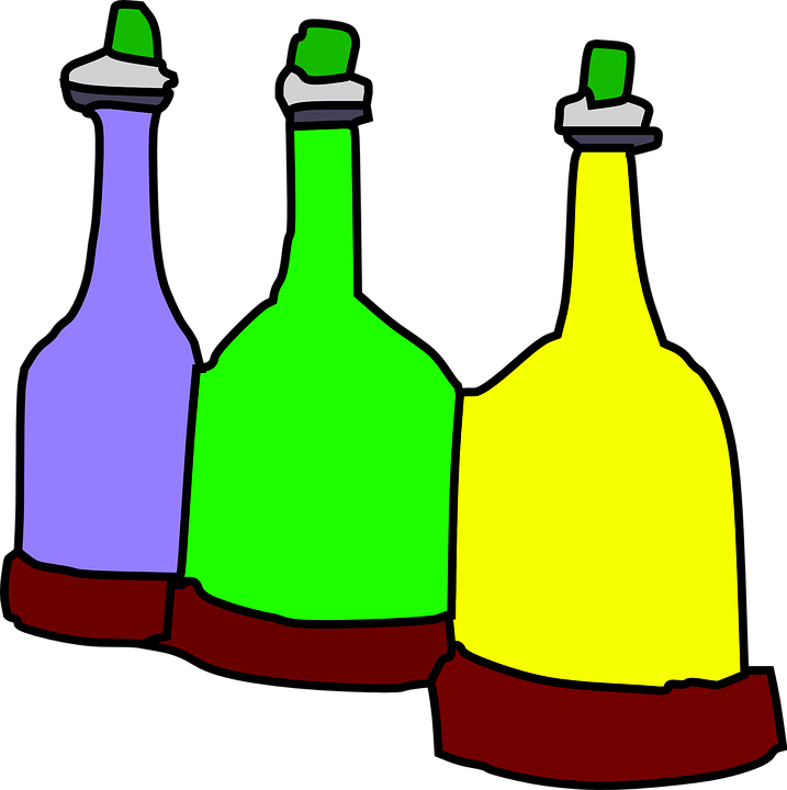 Cartoon Bottles Clip Art At Clipart Library - Bottles Clipart (717x720)
