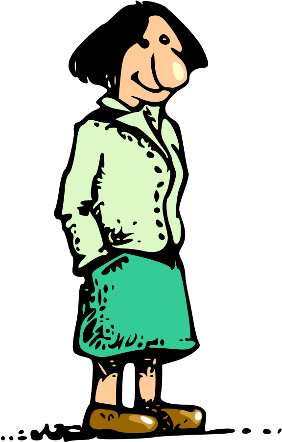 Woman Playing Bassoon Clipart, Vector Clip Art Online, - Brain Teaser Maths Puzzles (583x900)