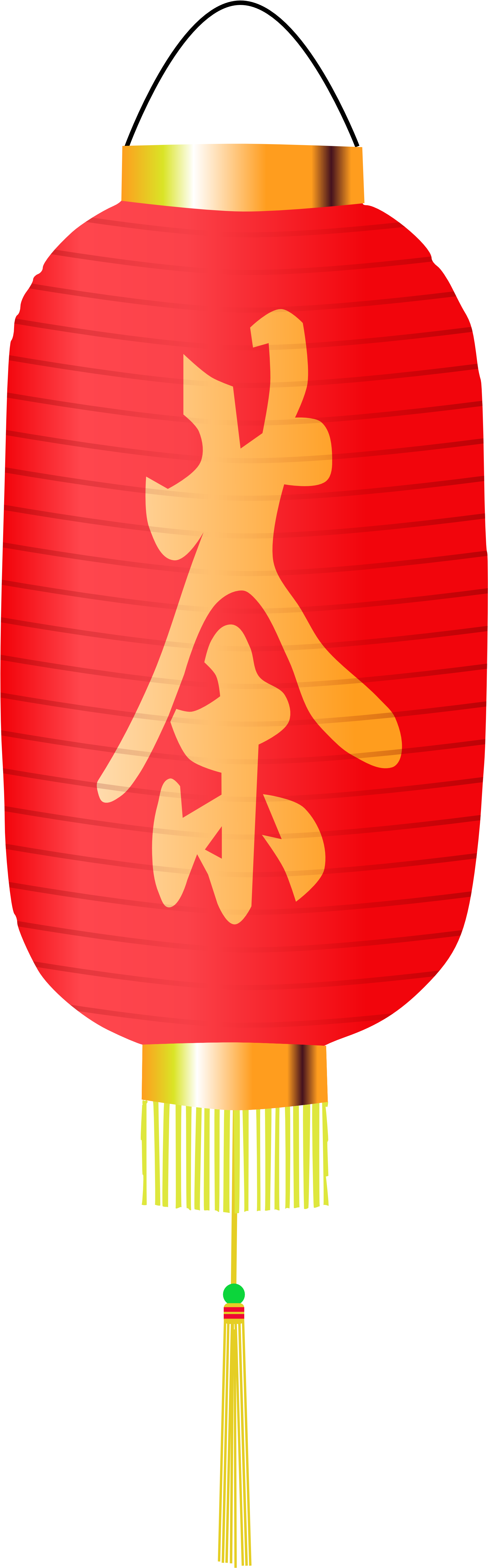 Chinese New Year Clipart - Chinese Lantern Clip Art (1979x6195)
