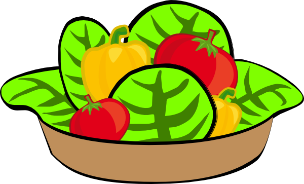 Salad Bar Clipart - Salad Clipart Transparent Background (600x363)