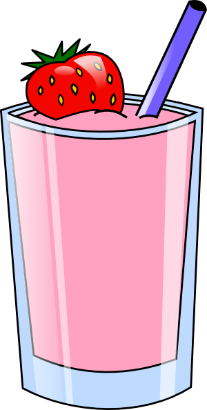 Chocolate Milkshake Clipart - Smoothie Clip Art (300x594)