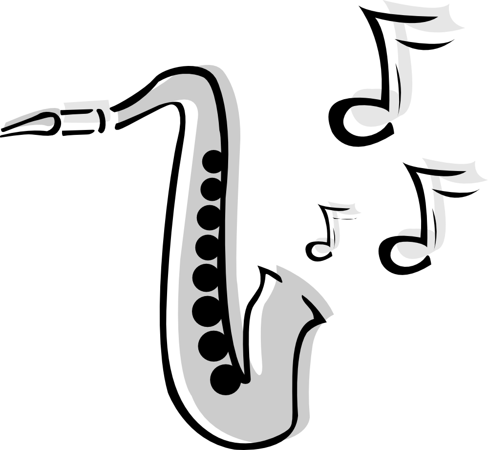 Alto Saxophone Clip Art - Musical Instruments Clip Art (999x921)