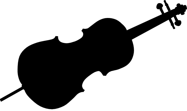 Cello Silhouette Clip Art - Fiddler On The Roof (600x358)