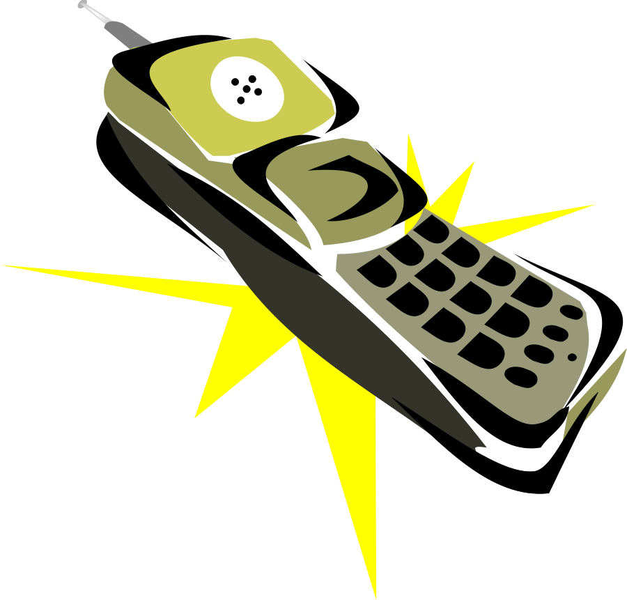 Phone Crunch Clipart, Vector Clip Art Online, Royalty - Clip Art (900x861)