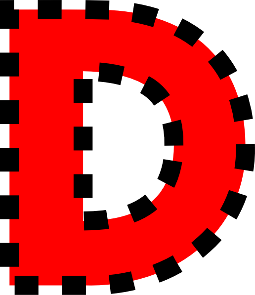 Letter D - Letter D Clipart Free (516x597)