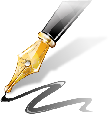 Creating And Using An Email Signature - Png Pen (400x400)