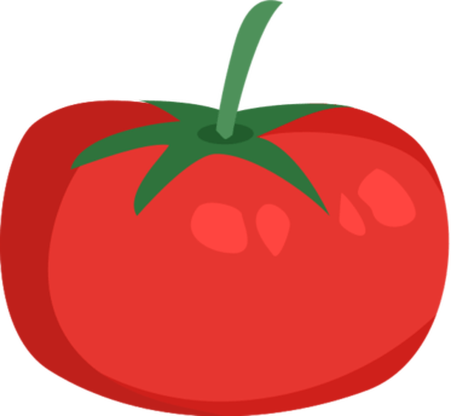 Red Clipart Tomato - Tomato Clip Art Png (900x830)
