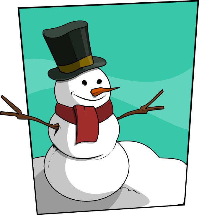 Free To Use Public Domain Snowman Clip Art - Clip Art (674x728)